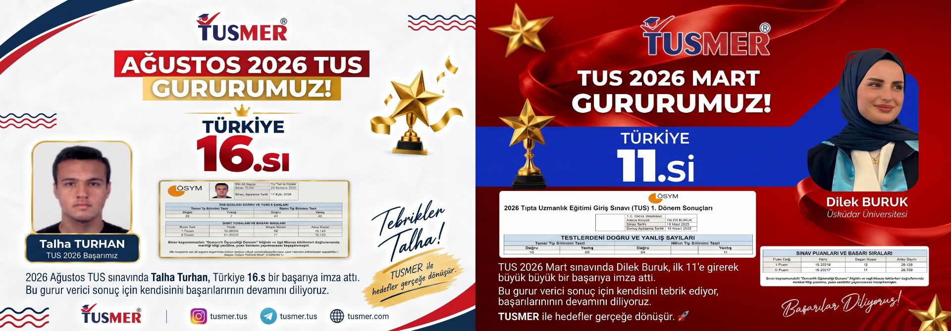 TUSMER başarı hikayeleri